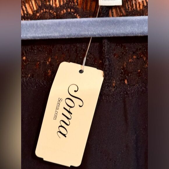 NWT Soma Black Lace Cardigan Size XS - Picture 4 of 6